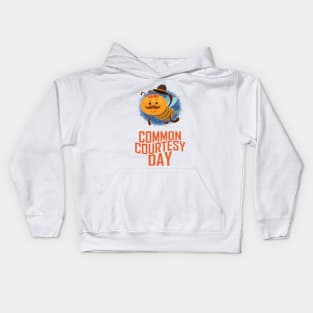 21st March - Common Courtesy Day Kids Hoodie